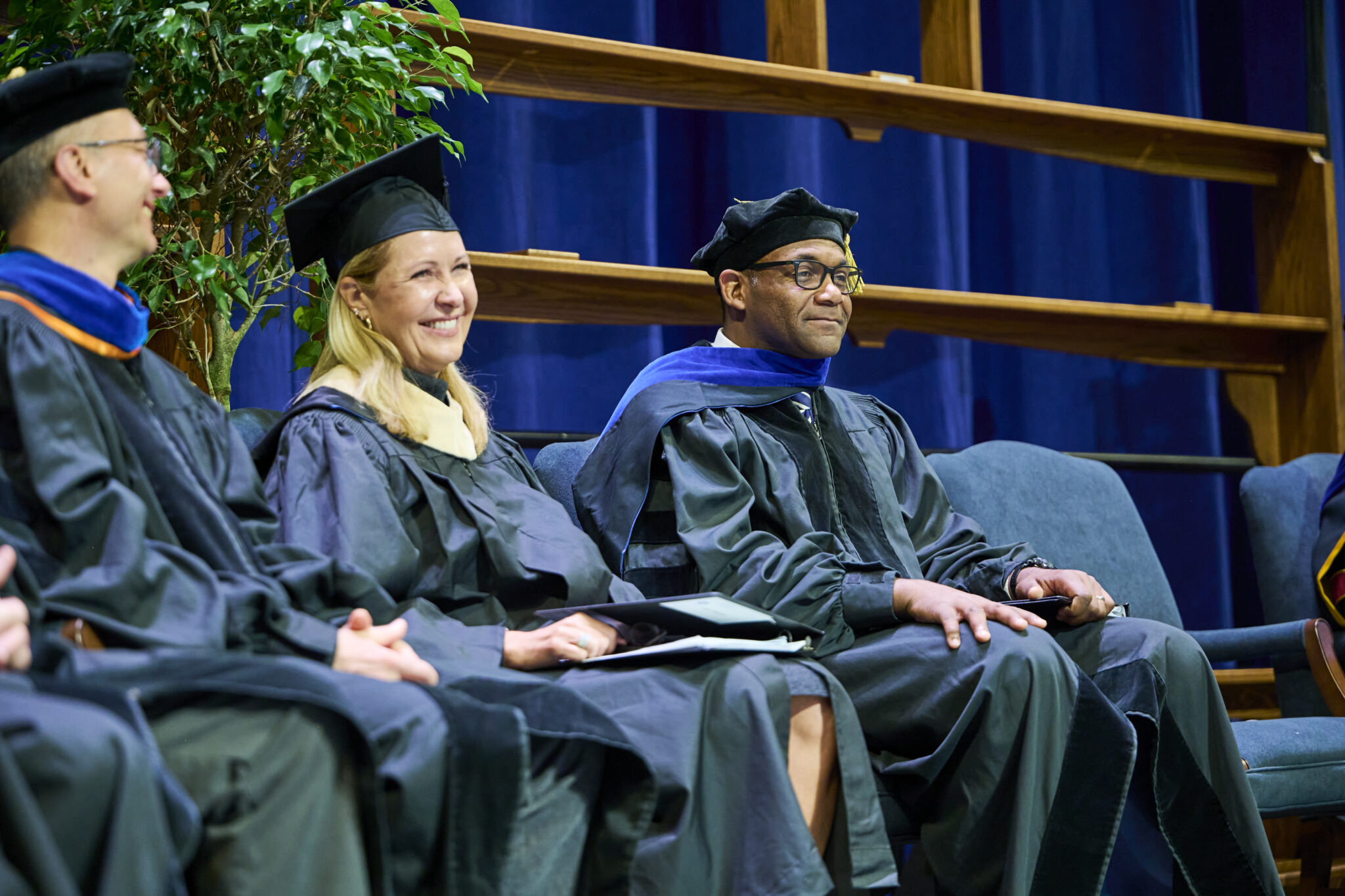 Lara Warner speaks at spring commencement ceremony Penn State Smeal