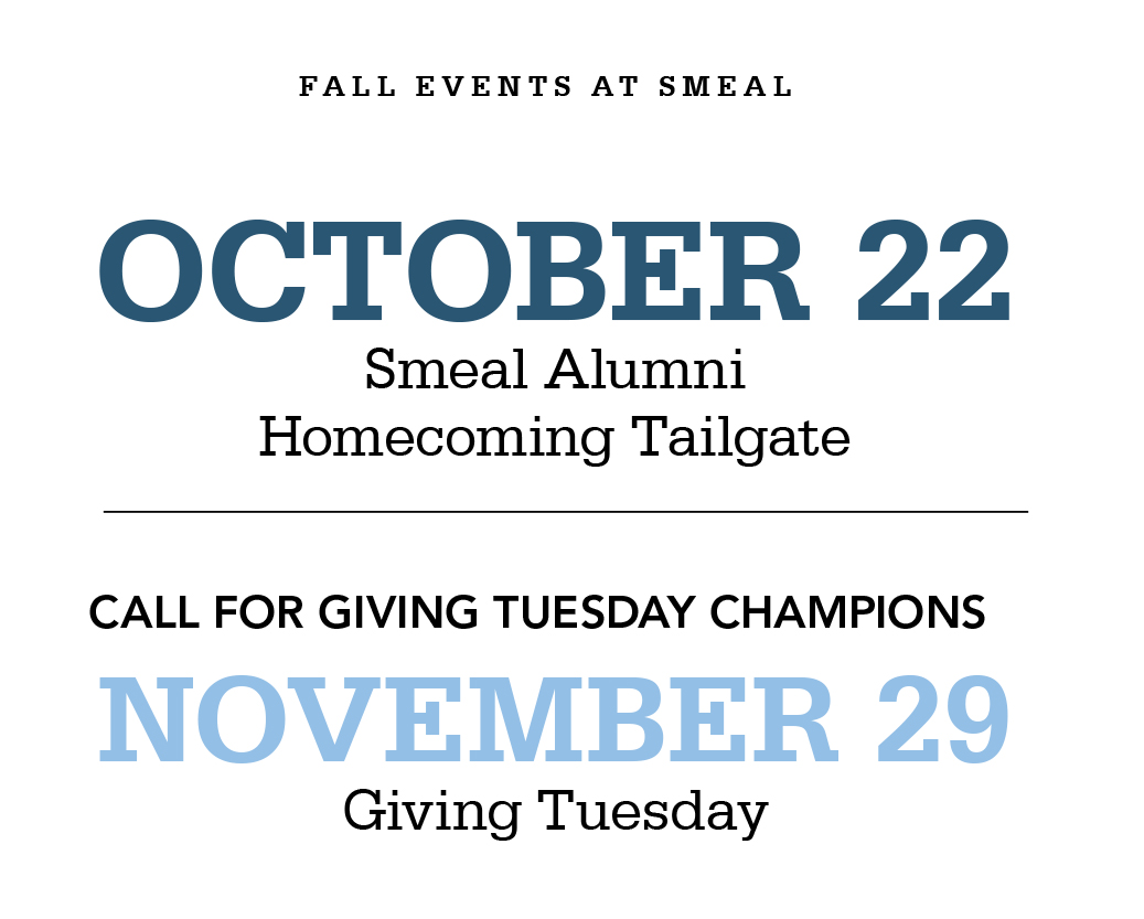 Fall Events at Smeal